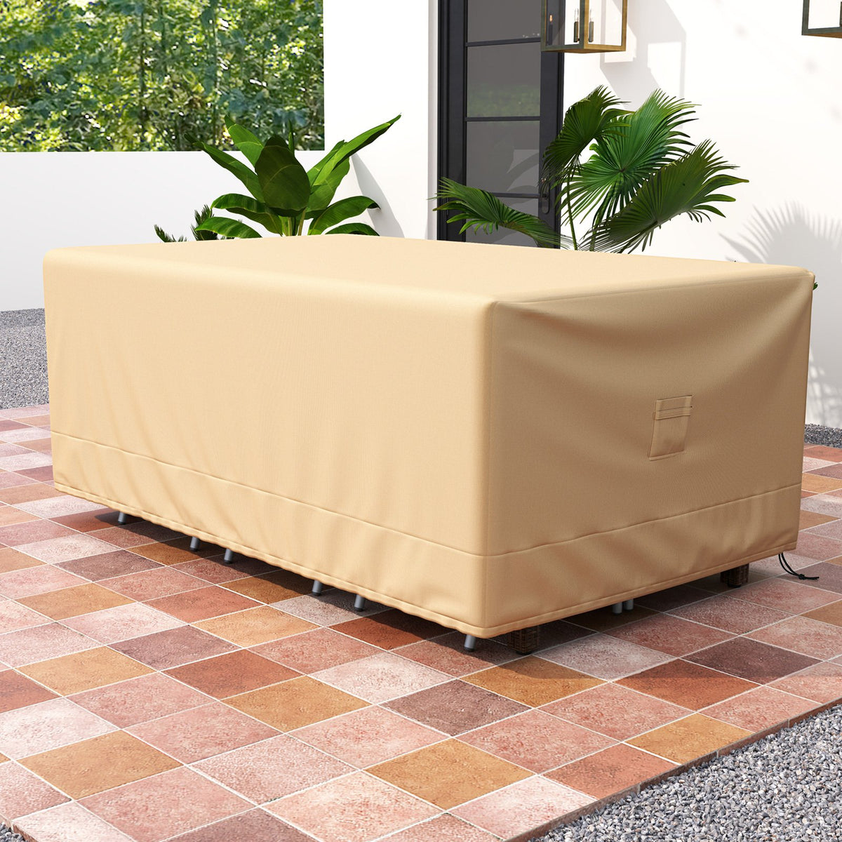 Patio Furniture Cover with Padded Handle and Click-Close Straps-90 x 50 x 32 inches view 2