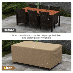 Patio Furniture Cover with Padded Handle and Click-Close Straps-90 x 50 x 32 inches view 8