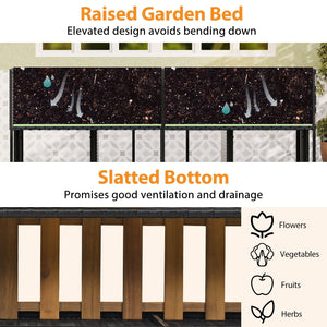 Patio Furniture Set with Raised Garden Bed for Porch and Yard view 7