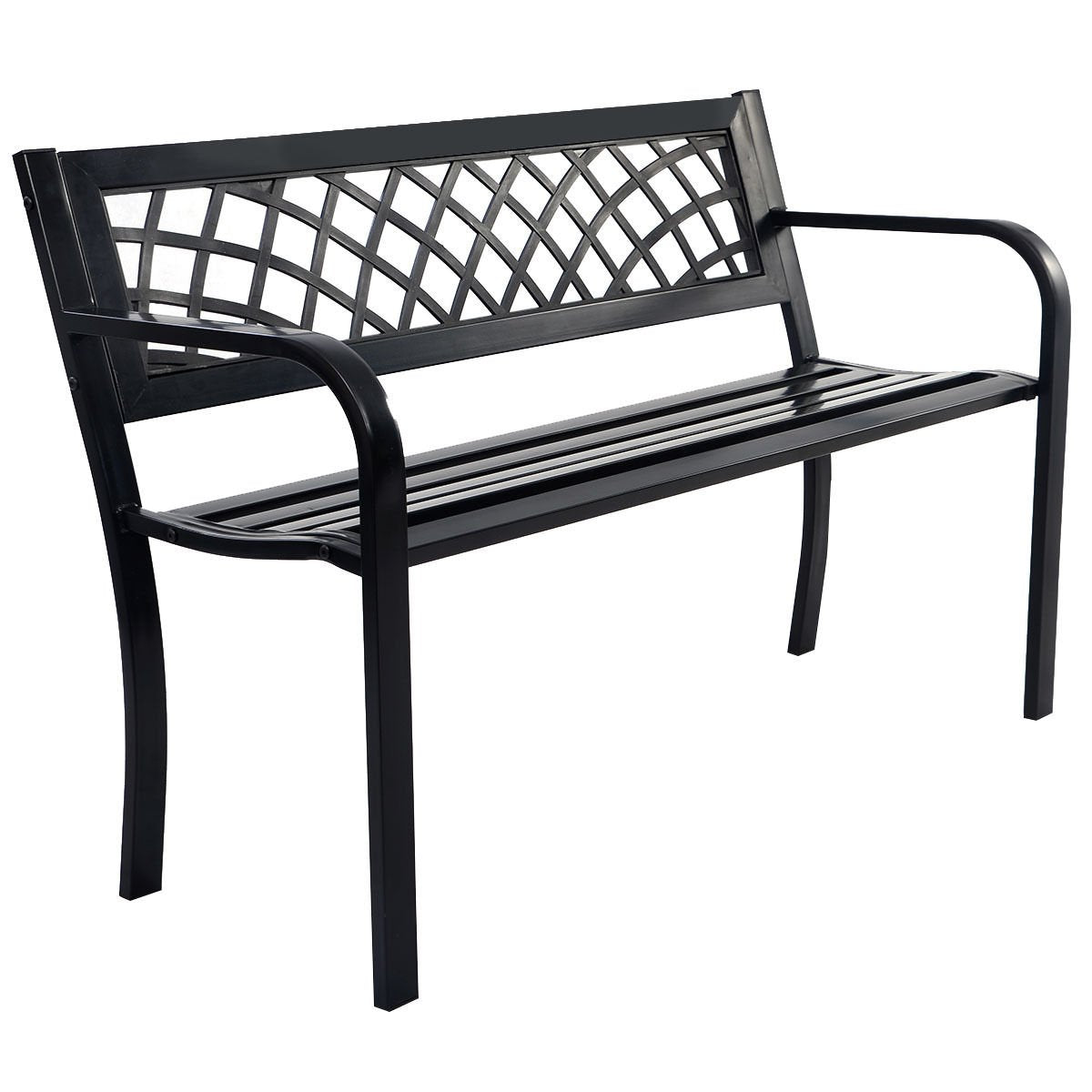 Bench Deck with Steel Frame for outdoor view 4