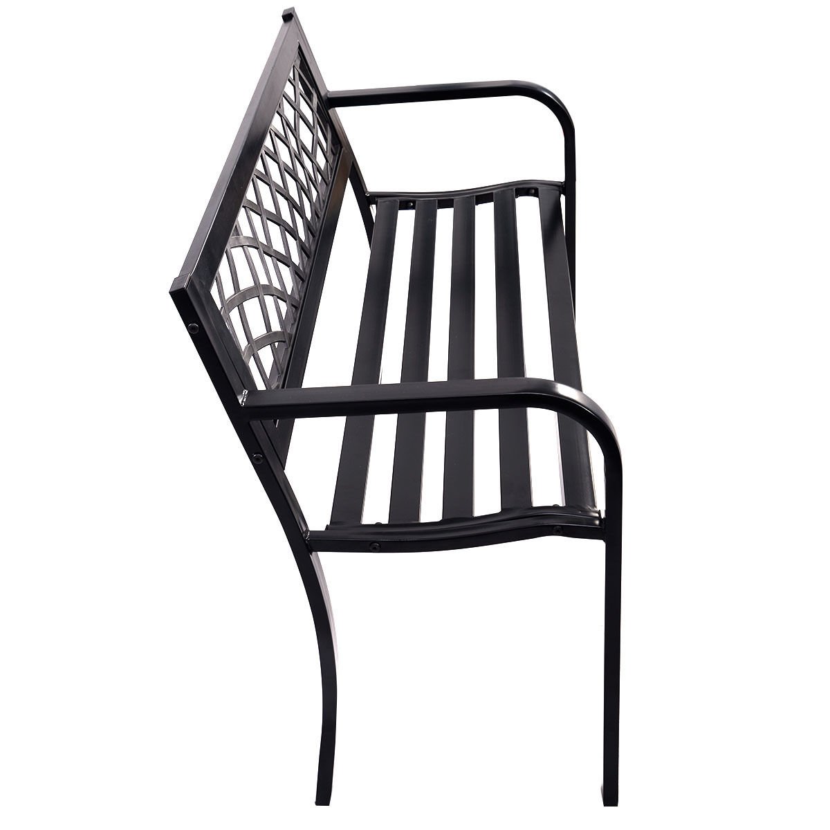 Bench Deck with Steel Frame for outdoor view 7