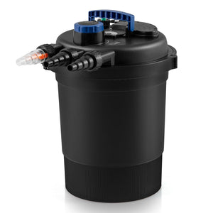 Bio Pressure Pond Filter with 13W UV-C Light 2642 GPH Pond Filter System