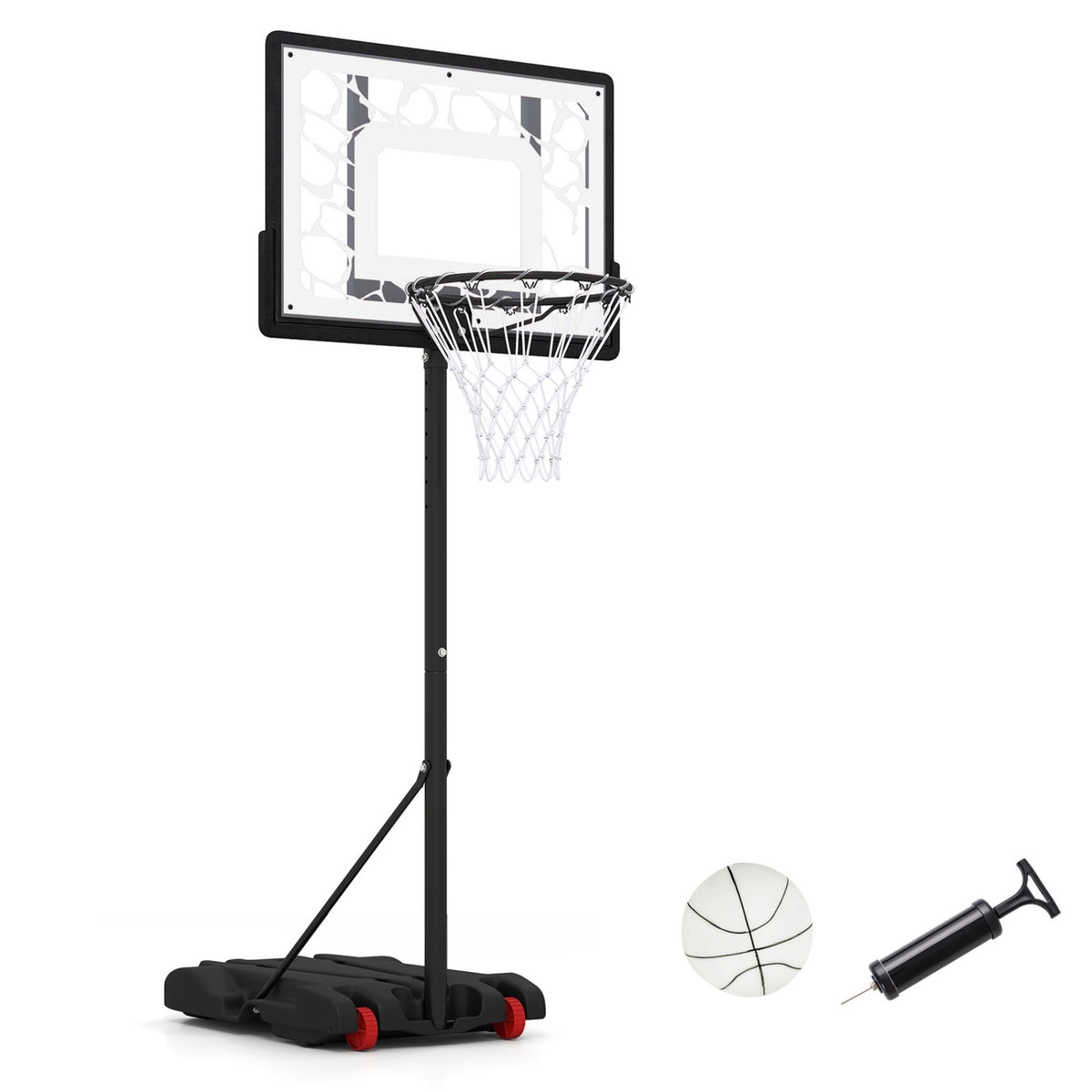 Pool Basketball Hoop with LED for Driveway Poolside Night Training view 3