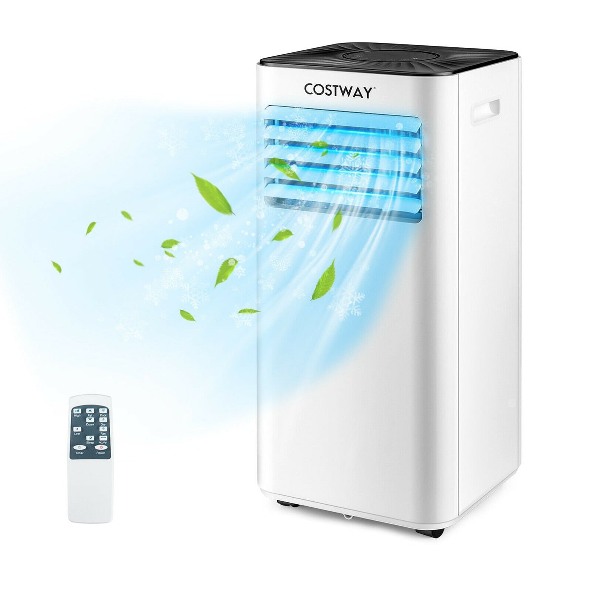 Portable Air Conditioner 10000 BTU Evaporative Air Cooler Dehumidifier-White view 6
