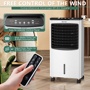 3-in-1 Portable Evaporative Air Conditioner Cooler with Remote Control view 3