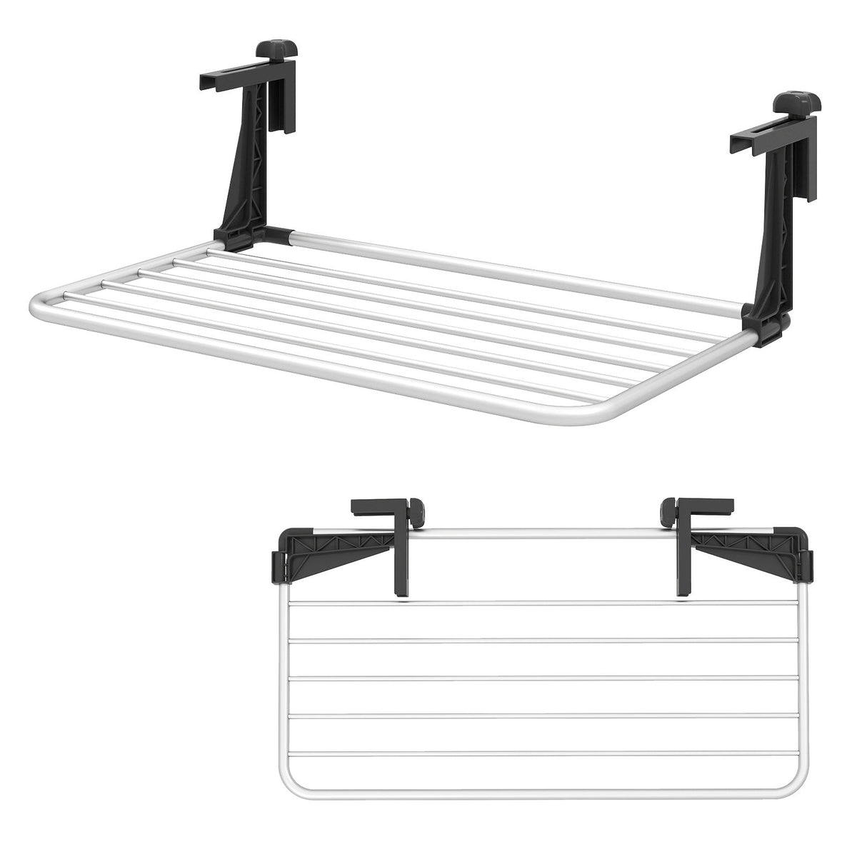 Portable Aluminum Clothes and Towel Drying Rack view 4