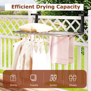 Portable Aluminum Clothes and Towel Drying Rack view 8