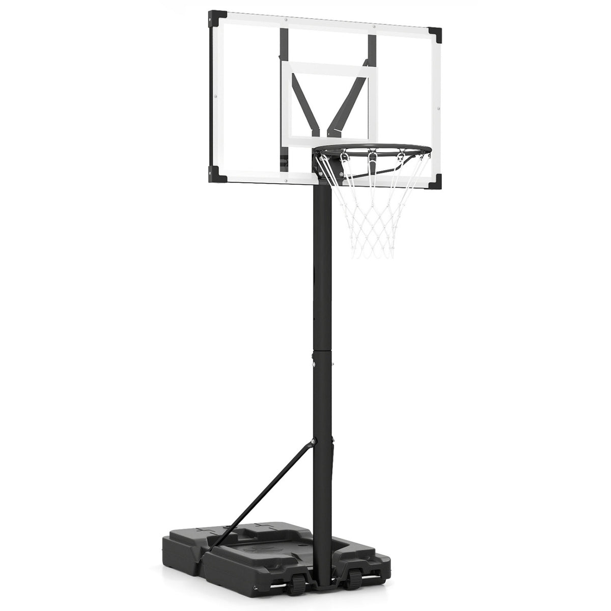 Portable Basketball Hoop with 4.43-10 Ft Adjustable Height view 4