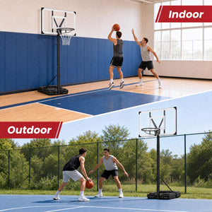 Portable Basketball Hoop with 4.43-10 Ft Adjustable Height view 6