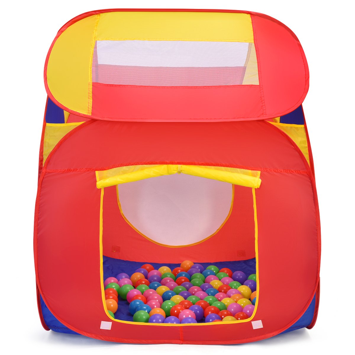 Portable Kid Play House Toy Tent with 100 Balls view 4