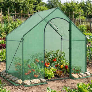 Portable Outdoor Warm House with PE Cover and Roll-up Zippered Door view 2