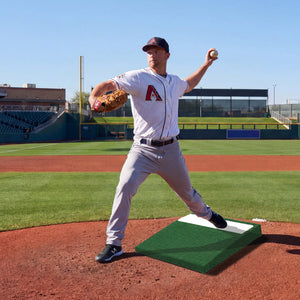 Portable Pitching Mound with Baseball Pitching EVA Carry Handle view 2