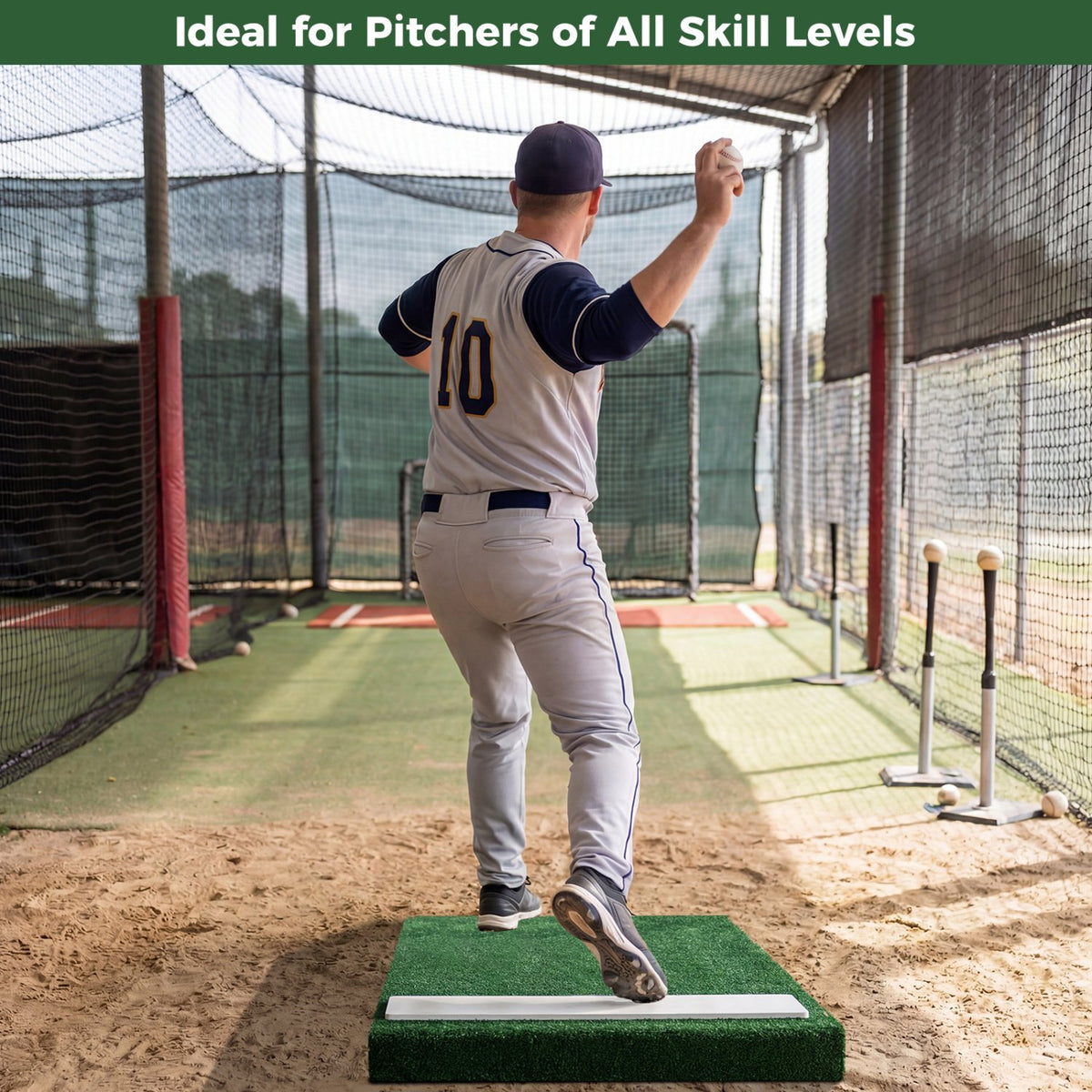 Portable Pitching Mound with Baseball Pitching EVA Carry Handle view 6