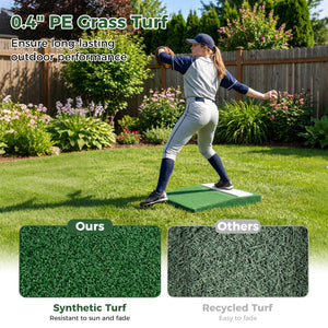 Portable Pitching Mound with Baseball Pitching EVA Carry Handle view 7