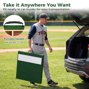 Portable Pitching Mound with Baseball Pitching EVA Carry Handle view 9