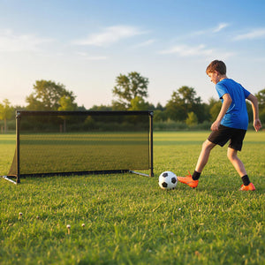 Portable POP Up Toddler Soccer Net with Metal Frame-L view 2