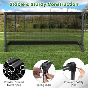 Portable POP Up Toddler Soccer Net with Metal Frame-L view 8