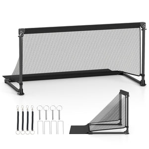 Portable POP Up Toddler Soccer Net with Metal Frame-M