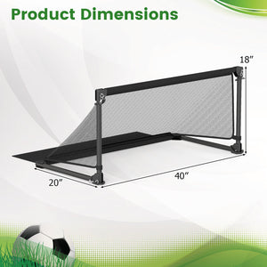 Portable POP Up Toddler Soccer Net with Metal Frame-S view 5