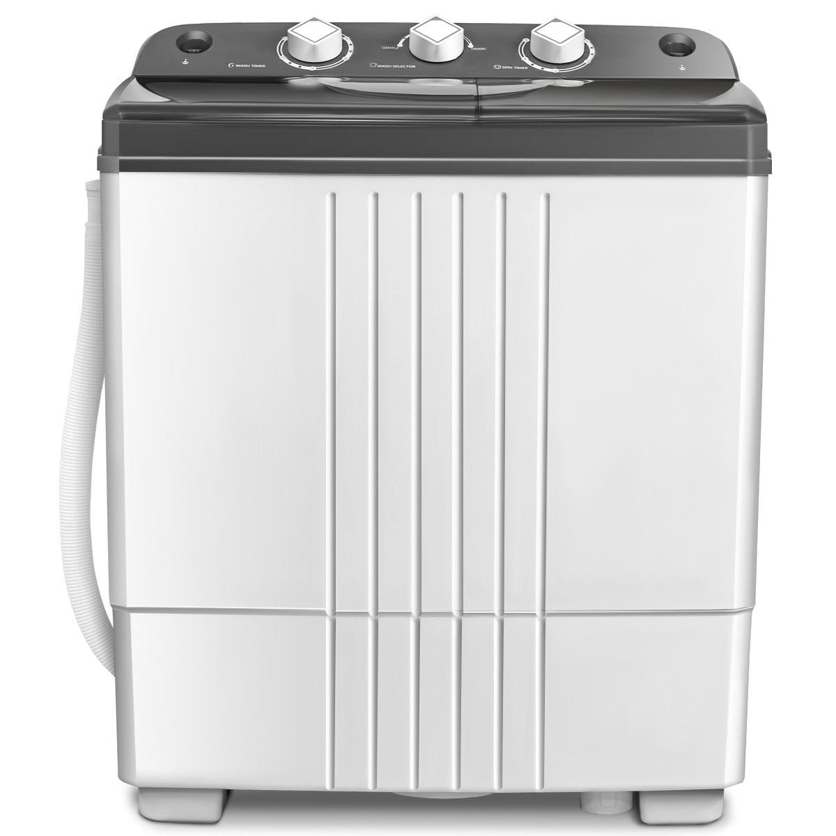 20 lbs Portable Semi-Automatic Twin-tub Washing Machine view 8
