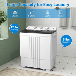 Portable Washing Machine for Dorms and Apartment-Black view 7