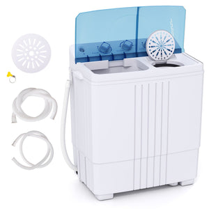 Portable Washing Machine for Dorms and Apartment-Blue view 4