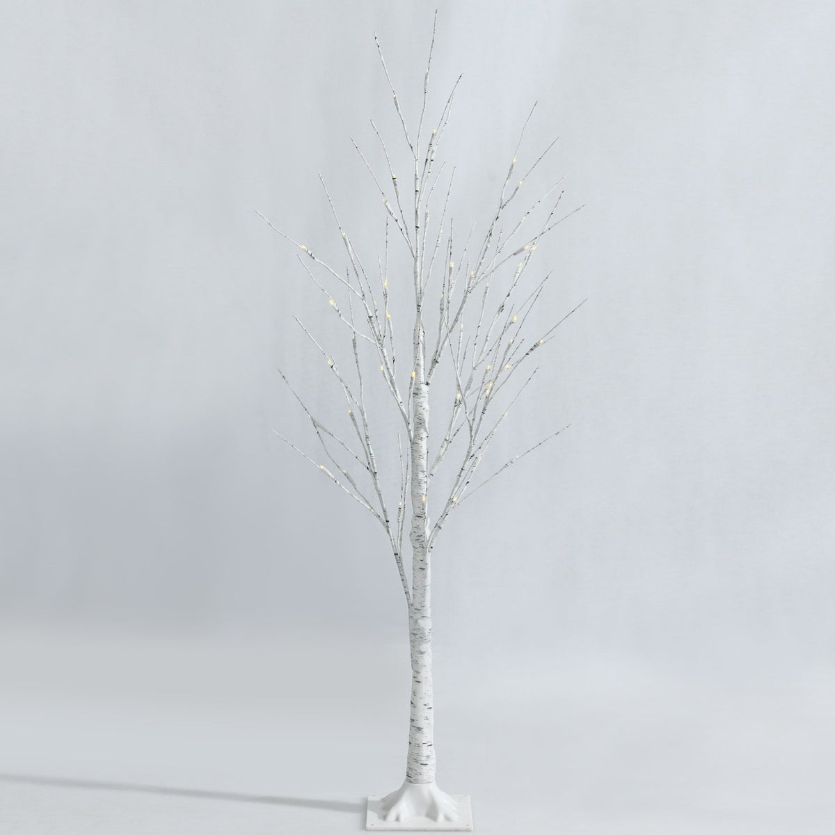 Pre-lit White Twig Birch Tree for Christmas Holiday with LED Lights-4 ft view 8