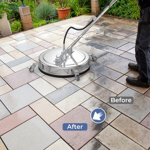 Pressure Washer Surface Cleaner Power Cleaner Attachment with Casters view 2