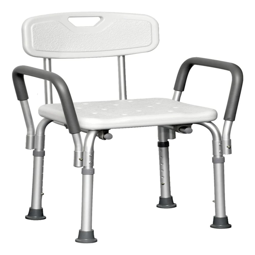 ProBasics Deluxe Shower Chair with Padded Arms, 300 lb