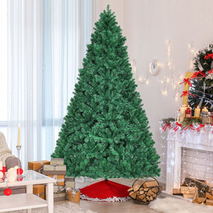 8 Feet PVC Artificial Christmas Tree with LED Lights-8 ft view 7