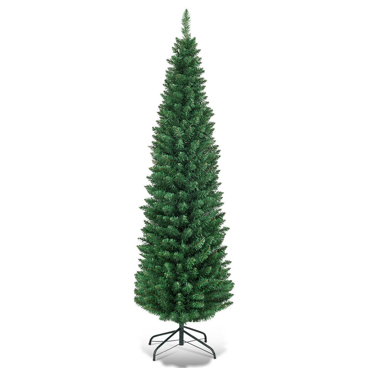 PVC Artificial Slim Pencil Christmas Tree-5'