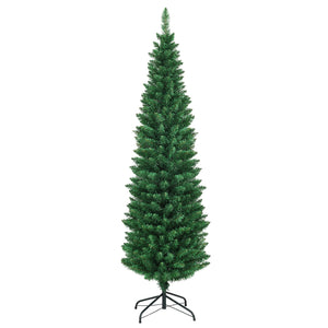 PVC Artificial Slim Pencil Christmas Tree-6' view 4
