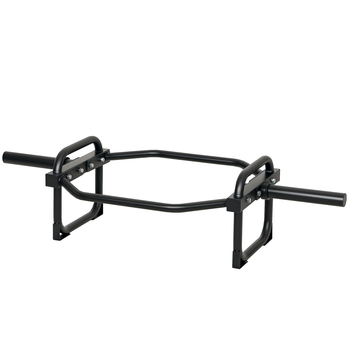 Soozier Trap Bar, Olympic Deadlifting Bar, 2" Hex Barbell Bar for Deadlifts and Shrugs, 660 lbs Capacity, Black