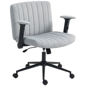 Criss Cross Chair with Flip-up Armrests, Wheels, Wide Office Chair with Adjustable Height, Tilting – view 8