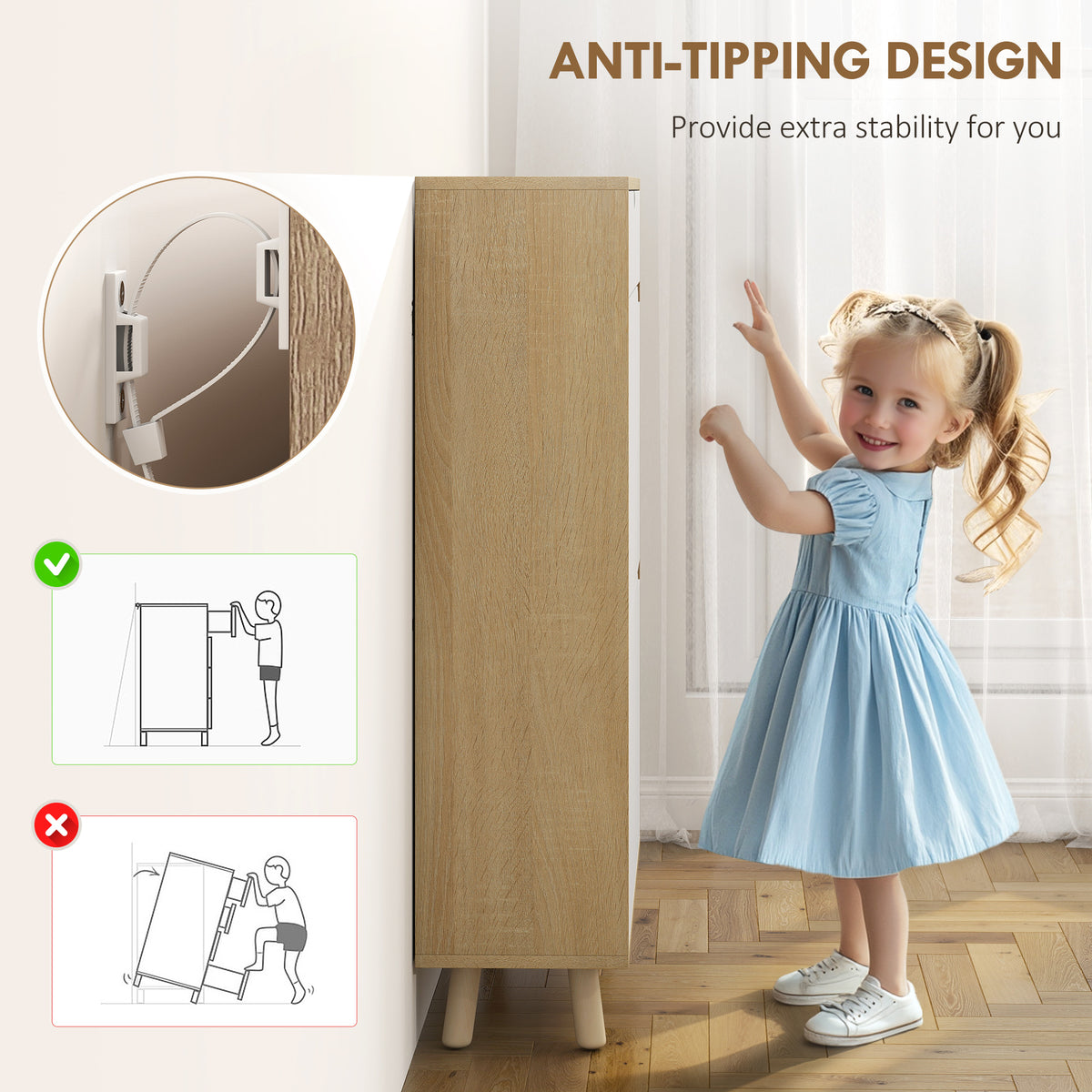Narrow Shoe Cabinet for Entryway with 2 Flip Drawers, Top Drawer and Adjustable Shelves for 12 Pairs of – view 13