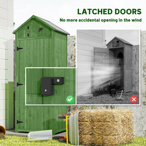 30" x 21" x 71" Garden Storage Shed, Sheds & Outdoor Storage Outdoor Workshop Yard Tool Utility Storage – view 27