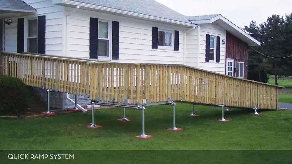 AlumiRamp Quick Ramp Modular Aluminum Wheelchair Ramp Kit