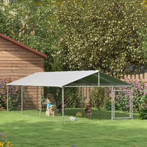 13.1' x 7.5' x 4.9' Outdoor Dog Kennel Dog Run with Waterproof – view 14