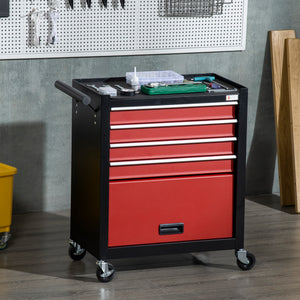 4-Drawer Tool Chest with 4 Wheels, Rolling Tool Box and Storage Cabinet – view 6