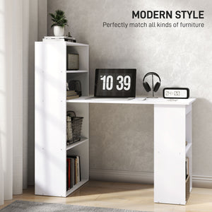 Modern Computer Desk with Storage Shelves, 47" Writing Table Workstation with Bookshelf for Home Office – view 17