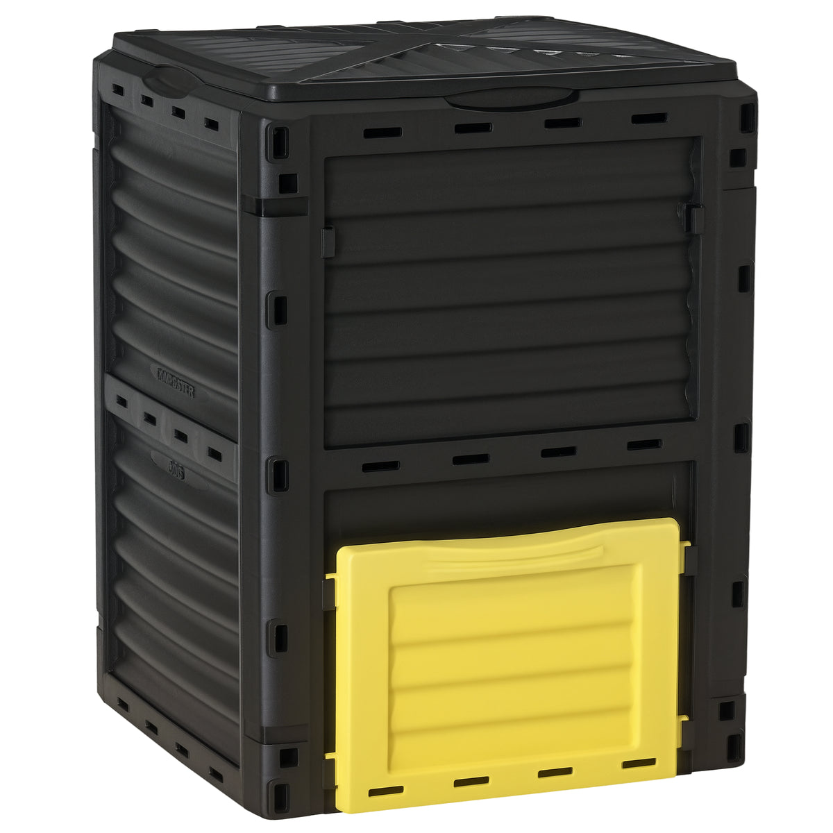 Garden Compost Bin Large Outdoor Compost Container 80 Gallon Fast Creation of Fertile Soil Aerating Compost – view 15