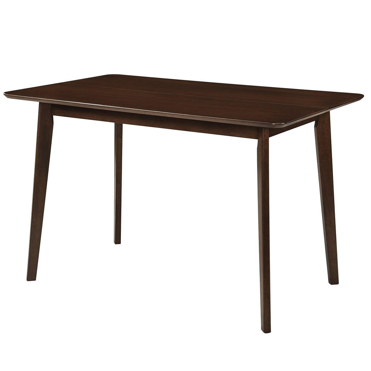 Rectangle Dining Table for 4-6 People 47 inches Kitchen Table-Walnut