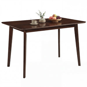 Rectangle Dining Table for 4-6 People 47 inches Kitchen Table-Walnut view 4