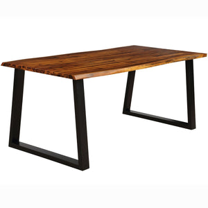 Rectangular Acacia Wood Dining Table view 8