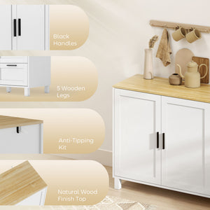 Buffet Cabinet with Soft-Close Doors, Modern Sideboard with 3 Drawers for Living Room, Kitchen – view 13
