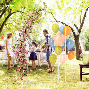 Wedding Arch, 7/6.5/6 ft Metal Balloon Arch Backdrop Stand Set of 3 for Birthday Party, Bridal Shower – view 13