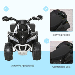 Aosom No Power Baby Ride on Toy for Toddler, Kids Ride on Car Foot to Floor Sliding 4 Wheels  with Music, Lightening, for 18-36 Months