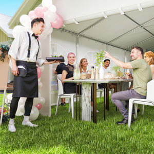 16'x32' Heavy Duty Large Party Tent & Carport with Removable Sidewalls, Portable Garage Canopy Tent, White – view 20