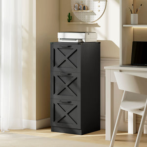2 Drawer File Cabinet with Silent Slides, Vertical Farmhouse Filing Cabinet Fits Letter/A4 Size Home – view 21