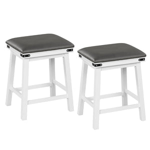 Set of 2 24/30 Inch Dining Bar Stool with Acacia Wood Frame-24 inches view 4